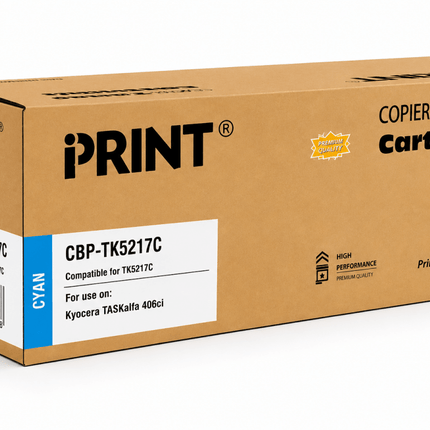 iPRINT KYOCERA TK5217 Compatible Cyan Toner Cartridge - Emerging Computers Ltd