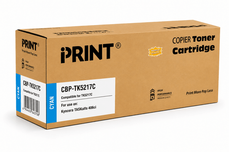 iPRINT KYOCERA TK5217 Compatible Cyan Toner Cartridge - Emerging Computers Ltd