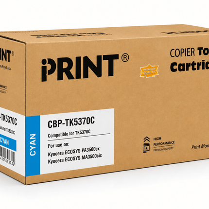 iPRINT KYOCERA TK5370 Compatible Cyan Toner Cartridge - Emerging Computers Ltd