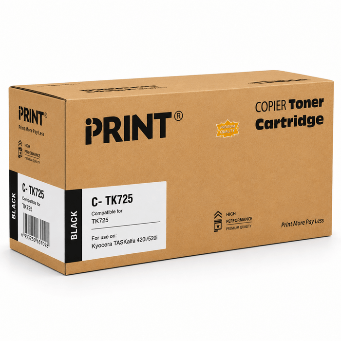 iPRINT KYOCERA TK725 Compatible Black Toner Cartridge - Emerging Computers Ltd