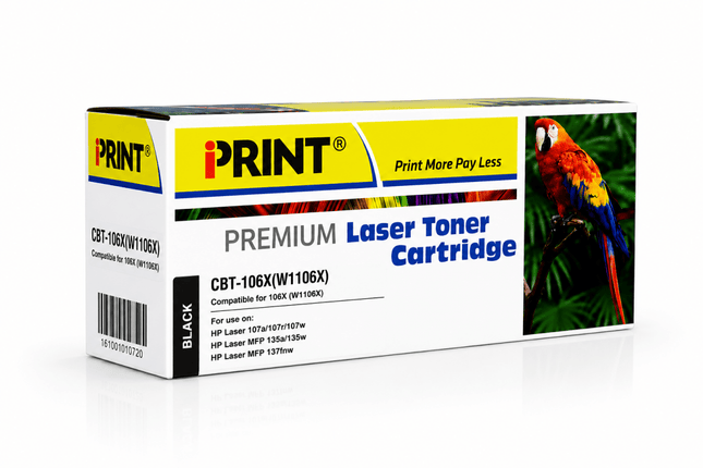 IPRINT TONER (W1106X) BLACK COMPATIBLE - Emerging Computers Ltd