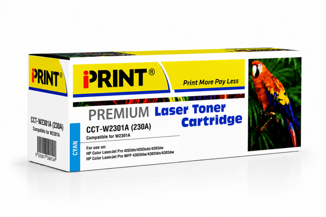 IPRINT W2301A Cyan toner Compatible for HP 230A Cyan - Emerging Computers Ltd