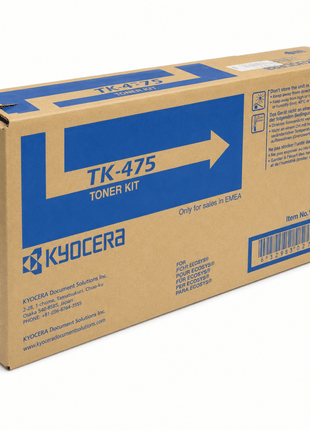 Kyocera TK475 Black Toner Cartridge -Genuine - Emerging Computers Ltd