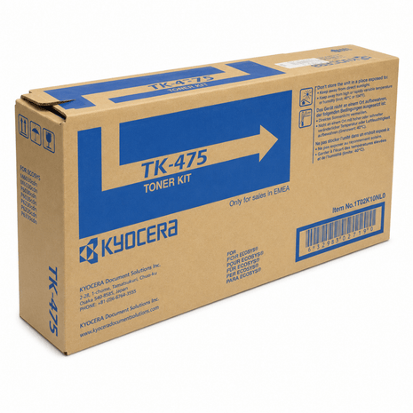 Kyocera TK475 Black Toner Cartridge -Genuine - Emerging Computers Ltd