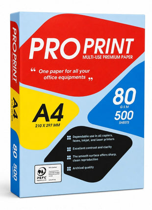 PROPRINT PHOTOCOPY PAPER A4 -80GSM - Emerging Computers Ltd