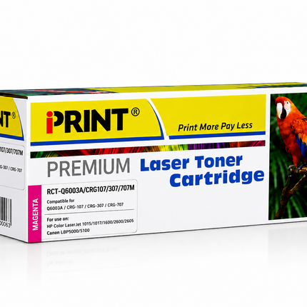 iPRINT CANON CRG-107 307 707 Compatible Magenta Toner Cartridge