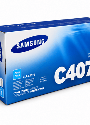 SAMSUNG CLT C407S Cyan Toner Cartridge - Emerging Computers Ltd