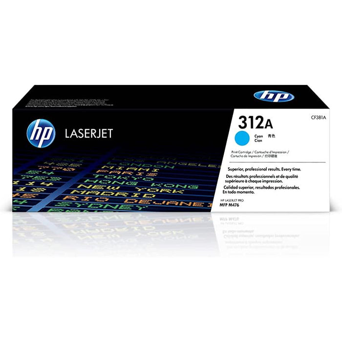 HP 312A Cyan Toner Cartridge CF381A - Emerging Computers Limited