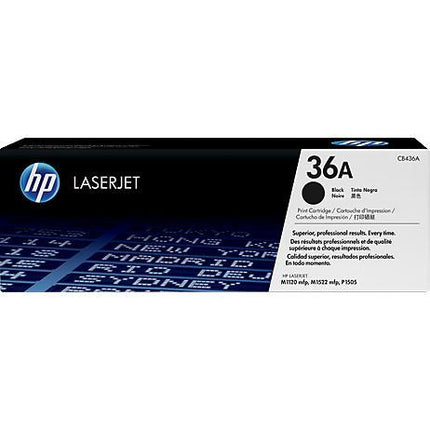 HP 36A Black Toner Cartridge- CB436A - Emerging Computers Ltd
